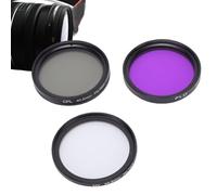 Zunate Kit de Filtres D'Objectif 40,5 Mm, CPL, Ultra Violet, FLD, Ensemble de Filtres à Effets Spéciaux pour Objectif D'appareil Photo avec Protecteur Polarisant pour Appareils Photo