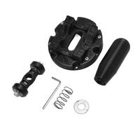 Zunate Kit de Mod de Levier de Vitesse Séquentiel Sim Racing pour Logitech | Construction ABS aspect carbone, mise à niveau du style de traction DIY, construction durable haute performance, base de