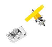 Zunate Kit d'engrenages d'extrudeuse en Acier trempé pour Imprimante 3D P2S, Engrenage Ni Hotend avec Revêtement DLC, Compatible avec PLA TPU PETG ABS PET-CF PAHT-CF PA6- PLA- ASA PC Filament