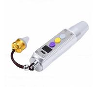 Zunate Lampe de Poche D'identification de Bijoux avec 3 Sources de Lumière pour L'évaluation des Antiquités et des Pierres Précieuses, Rechargeable et Portable, en Alliage D'aluminium (SILVER)