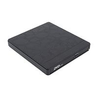 Zunate Lecteur CD DVD Externe, Lecteur Optique Portable USB Type C Carte Intégrée Graveur CD DVD VCD pour Ordinateurs Portables, Ordinateurs de Bureau, Ordinateurs iOS, Plug and Play