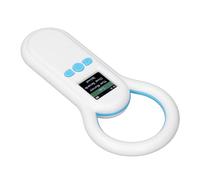 Zunate Lecteur de Puces pour Animaux de Compagnie, Scanner D'identification à Reconnaissance Rapide pour la Gestion des Animaux, Appareil Portable à écran de 1.44 Pouces