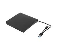 Zunate Lecteur DVD Externe, jusqu'à 5 Gbit/s Haute Vitesse USB 2.0 USB 3.0 CD ROM Boîtier de Lecteur Optique pour Lecteur DVD RW SATA 12,7 Mm 9,5 Mm, Prend en Charge la Veille D'économie D'énergie