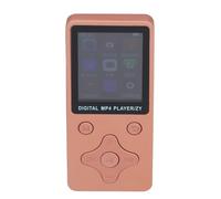 Zunate Lecteur MP3 MP4, Lecteur de Musique Bluetooth 5.0 64 Go avec écran LCD 1,8 Pouces, Son HiFi sans Perte, Prend en Charge 128 Go de Mémoire Extensible, pour Le Sport, la Course à (Or Rose)