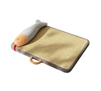 Zunate Lit Rafraîchissant pour Chat avec Oreiller, Tissu Confortable et Respirant pour Les Nuits d'été, Idéal pour Les Chats et Les Chatons, Lit pour Animaux de Compagnie (50x40x3cm (dans Les 4kg))