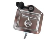 Zunate Loquet à Poignée en T Pliable en Acier Inoxydable |Serrure de Boîte à Outils Robuste avec Clés pour Boîte à Outils d'armoire, Mécanisme de Verrouillage sécurisé, Installation Facile,