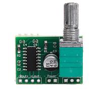 Zunate Mini Amplificateur de Puissance Numérique 5V PAM8403 |Carte Stéréo 3W+3W avec Interrupteur Marche/arrêt pour Projets de Bricolage
