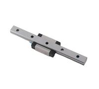 Zunate Mini Bloc Coulissant de Rail de Guidage Linéaire de 9 Mm, 55 Mm |Chariot en Acier à Roulement de Précision, Contact à 4 Points pour équipement Automatique 40-260mm (100)