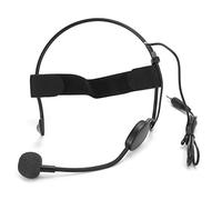 Zunate Mini Microphone Filaire à Bandeau avec Prise 3,5 Mm, Micro à Crochet d'oreille à Condensateur Omnidirectionnel pour l'enseignement de la Scène, l'église, Anti-poussière et Anti-Transpiration