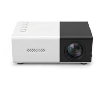 Zunate Mini Projecteur, Projecteur Portable Pico avec 1080p Full HD 6000lm Brightness 100 Pouces Affichage Auto Correction Conférenciers Intégrés 3,5 Mm pour Home Theatre Outdoor