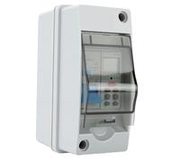 Zunate Minuterie Numérique, Relais de Minuterie Programmable 30 A avec Interrupteur à Air 1P+N, Interrupteur de Extérieur étanche à Montage sur Rail DIN, Compte à Rebours de 24 Heures pour équipement