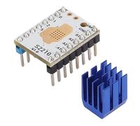 Zunate Module de Pilote de Moteur Pas à Pas D'imprimante 3D, Pilote de Moteur Pas à Pas à Broches CFG avec Dissipateur de Chaleur et Tournevis