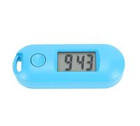 Zunate Montre électronique Porte-clés, Montre de Poche Numérique avec Veilleuse, Ovale Silencieuse et Portable pour Examen Scolaire, Utilisation en Extérieur