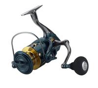 Zunate Moulinet de Pêche en Eau Douce 5.2:1 avec Anti-Torsion de Ligne, Moulinet de Pêche à Bras Métallique CNC pour de au Surf (SA2000)