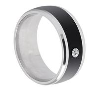 Zunate NFC Smart Ring Taille 8 Multifonction Portable |Verrouillage étanche sans Charge, Déverrouillage de la confidentialité de l'application, Cryptage (taille13)