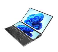 Zunate Ordinateur Portable Double écran 16 Pouces 1920 X 1200 HD pour Windows 10 11, 16 Go + 1 to, avec Processeur pour Processeur Core I7, Mémoire Double Canal, Clavier