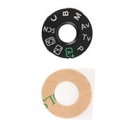 Zunate Patch de Platine de Numérotation de Mode pour Appareil Photo 70D, Plaque Signalétique de Remplacement de Plaque de Mode de Numérotation, Signalétique d'étiquette de Capuchon d'interface,
