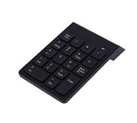 Zunate Pavé Numérique sans Fil, Pavé Numérique à 18 Touches avec Mini Récepteur USB Pavé Numérique Portable 2.4G Clavier Numérique de Comptabilité Financière, pour PC, Ordinateur Portable