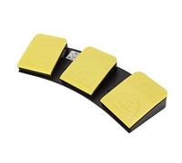 Zunate Pédale USB PC Triple Footswitch, et USB Dual Mode Triple Keyboard Footswitch, Clavier d'ordinateur programmable HID, Touche de Combinaison personnalisée