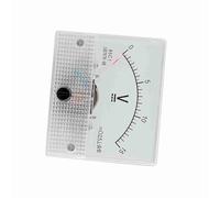 Zunate Petit Voltmètre CC Léger 0-30 V |Appareil de Mesure Analogique 85C1, Précision 2,5 pour les Mesures Expérimentales (Mesure de pression 0-15V)