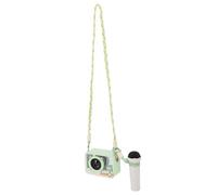 Zunate Petite Machine de karaoké, Haut-Parleur Bluetooth Transparent Portable, pour Voyage, Camping, Collecte, Batterie 650mAh (Green)