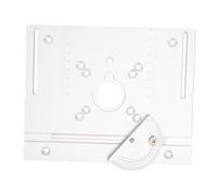 Zunate Plaque D'insertion de Table de Routeuse en Alliage D'aluminium | Construction durable, échelle de mesure précise, large compatibilité