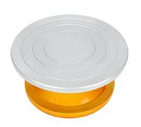Zunate Plateau Tournant Manuel pour Tour de Poterie |Support de Sculpture Robuste de 9,8 Pouces avec Base Antidérapante pour l'art en Argile Céramique