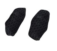 Zunate Poignée d'haltère Ergonomique Antidérapante |Coussinets de Protection des Mains d'entraînement en Silicone pour l'entraînement de Musculation, Noir, 2 Pièces