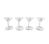Zunate Porte-Photos élégants avec Capuchon de Diplôme, 20 Pièces, Présentoir en Fil pour Photos de Remise de Diplôme, Carte de Numéro de Table, Hauteur 50mm, Argent