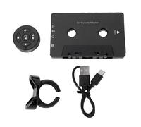 Zunate Récepteur de Cassette sans Fil pour Voiture, Récepteur de Cassette sans Fil Bluetooth 5.4, Télécommande au Volant avec Adaptateur Auxiliaire pour Téléphone, Tablette, Carte