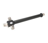 Zunate Répartiteur de Puissance à cavité RF Efficace à 4 Voies pour Amplificateur de Signal Mobile, Séparateur de cavité Femelle en Alliage D'aluminium N pour Projets de Couverture Intérieure GSM,