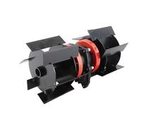 Zunate Roue de Désherbage Universelle en Fer et Aluminium de 10cm, Roue de Charrue Profonde, Accessoires Effrayants pour Cultivateur (26mm)