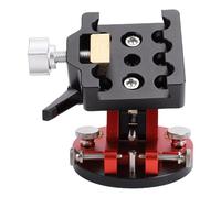 Zunate Siège de Réglage de la Latitude en Alliage d'aluminium pour Monture équatoriale de Télescope, Base de Latitude 0-65° avec Interfaces en Queue d'aronde, Accessoire de Photographie