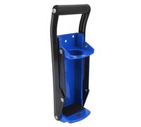 Zunate Smasher de Canettes de Construction Robuste avec Ouvre-bouteille, Outil de Recyclage Mural pour Canettes de 16oz, Poignée à Levier en Fer Noir (BLUE)