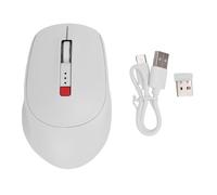 Zunate Souris de Saisie Vocale sans Fil Bluetooth 5.0 avec IA et Traduction en Temps Réel, Cette Souris Intelligente Double l'efficacité de Frappe pour Une Communication multilingue. (White)