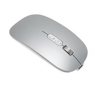 Zunate Souris sans Fil, 2,4 GHz avec Mini-récepteur USB, Souris Bluetooth Silencieuse de 3 DPI de Type C avec Lumière Colorée, pour PC, Ordinateur Portable, Ordinateur Portable