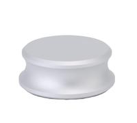 Zunate Stabilisateur de Poids D'enregistrement, Amélioration du Son de qualité Supérieure pour Platine Vinyle, adapté aux Audiophiles, en Alliage D'aluminium (Silver)
