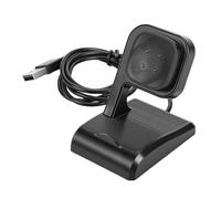 Zunate Station de Chargement pour Montre Intelligente, Support de Chargement Magnétique sans Fil pour 2 3 Versa 3 4, avec Base Antidérapante et Station de Support de Câble de Chargeur