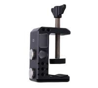 Zunate Support de Bureau pour Appareil Photo À Pince en C, avec Filetages 1/4'' et 3/8'' Universel Réglable Ouverture de Mâchoire 2.4In pour Tiges de Pied d'éclairage, Trépieds,