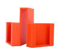 Zunate Support de Clôture pour Smartphone, pour Le Tennis, Angle de Optimal, Support à Clipser pour Le Suivi des Progrès de la Clôture de Court, Conception Légère (Orange)