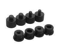 Zunate Support de Micro Adaptateur Kit Alliage D'Aluminium Convertisseur de | Montage sur trépied d\'appareil photo, réducteur de filetage de microphone, jeu de vis 5/8 3/8 1/4, poignée moletée,