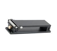 Zunate Support de Ponçage pour Papier de Verre, Support de Serrage Manuel en Alliage d'aluminium pour le Travail du Cuir, le Travail du Bois, de Ponçage Portatif pour l'affûtage
