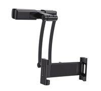 Zunate Support de Téléphone pour Tablette D'appui-Tête de Voiture, Bras D'extension Réglable 3 en 1 avec Tête Sphérique Rotative à 360 °, pour Appareils de 4,7 à 13,6 Pouces dans Les