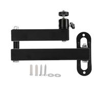 Zunate Support Mural de Projecteur Pliable, Support de Projecteur Entièrement Réglable avec Cardan Rotatif à 360 °, Taille de Vis de 1/4 Pouce, pour de Projet Mural au Plafond,