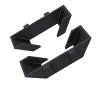 Zunate Support Mural élégant pour Raquette de Tennis Légère, 2 Pièces, pour Installations Sportives Professionnelles (Black)