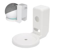 Zunate Support Mural pour Dot 4 5, ABS Économie D'espace Smart Haut Parleur Titulaire avec Pas De Vis Pas De Forage Configuration, pour La Maison Salle De Bains Cuisine Salon Chambre (White)