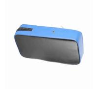 Zunate Tapis de Frappe de Boxe |Bouclier de Frappe à Main avec Cuir PU, évent en Métal, Bande élastique de 5 Cm, Conception Durable Cousue à la Main pour l'entraînement (Blue)