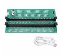 Zunate Testeur de Mémoire DDR4, Carte de Test de Mémoire pour Ordinateur de Bureau à 2 Emplacements avec Indicateurs LED, Alimentée par Câble USB-C, pour le dépannage.