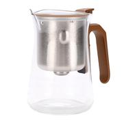 Zunate Théière en Verre de Séparation d'eau de 600 Ml, Conception à Absorption Magnétique, Infuseur à thé Transparent Résistant à la Chaleur avec Intérieur en Ti, Théière de Grande capacité pour les