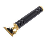 Zunate Tondeuse à Cheveux Professionnelle pour Hommes, Kit de Toilettage électrique sans Fil en Forme de T, Lame en Acier Inoxydable, 4 Peignes de Guidage, Noir, pour Barbe, Moustache, Favoris et